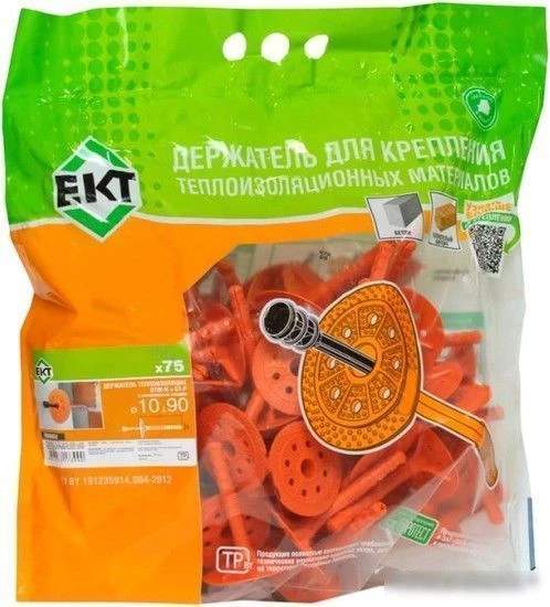 Дюбель для теплоизоляции ЕКТ B009652 (75 шт)