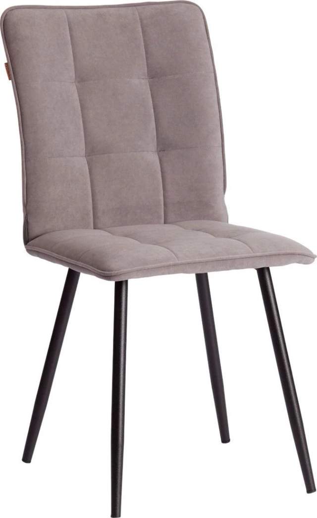 Стул TetChair Bari LT флок (серый/черный)
