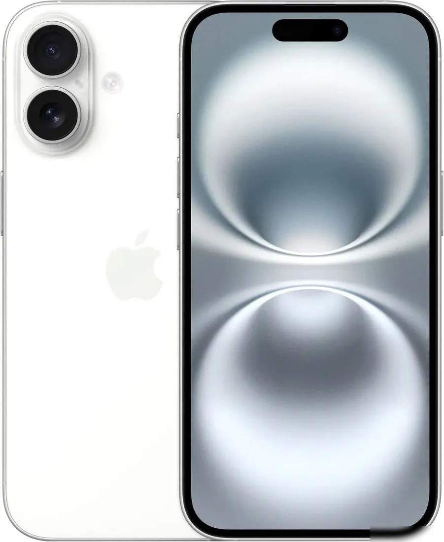 Телефон Apple iPhone 16 128GB (белый)