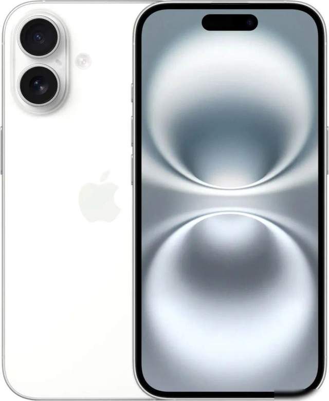 Телефон Apple iPhone 16 128GB (белый)
