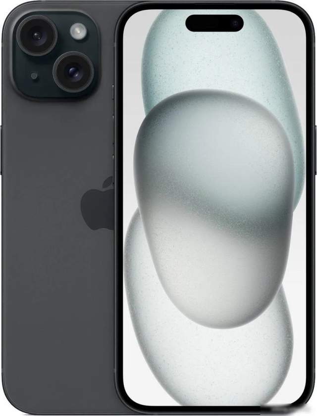 Телефон Apple iPhone 15 128GB (черный)