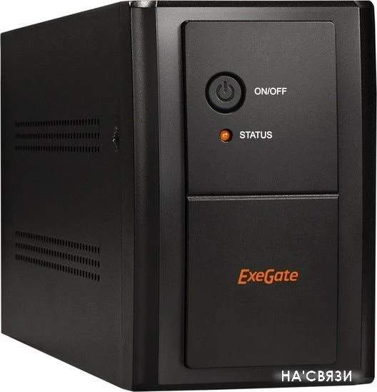 Источник бесперебойного питания ExeGate UNB-1500.LED.AVR.EURO.RJ.USB EP212521RUS