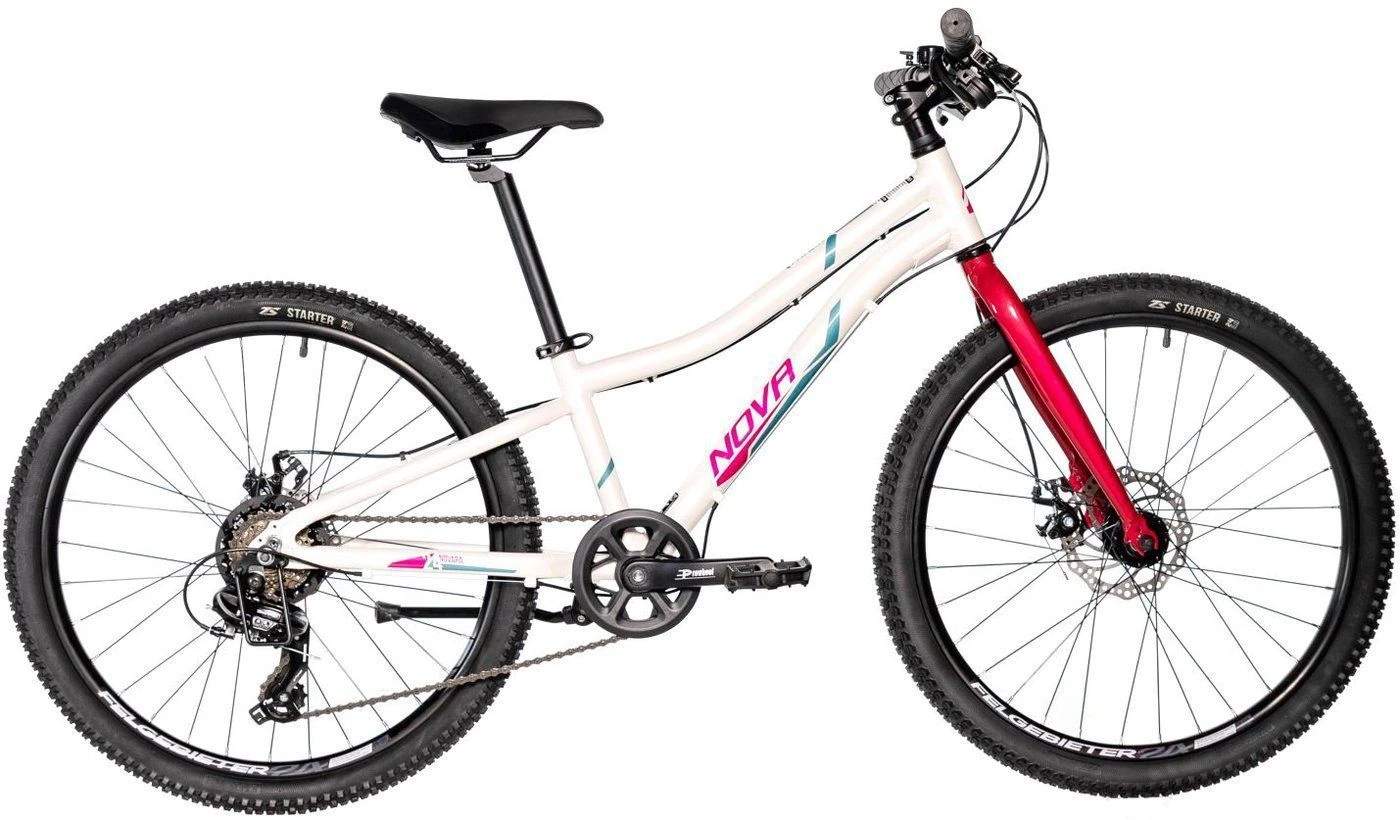 Велосипед Novatrack Novara 6.D 2025 24AHD.NOVARA.10WT5 (белый)