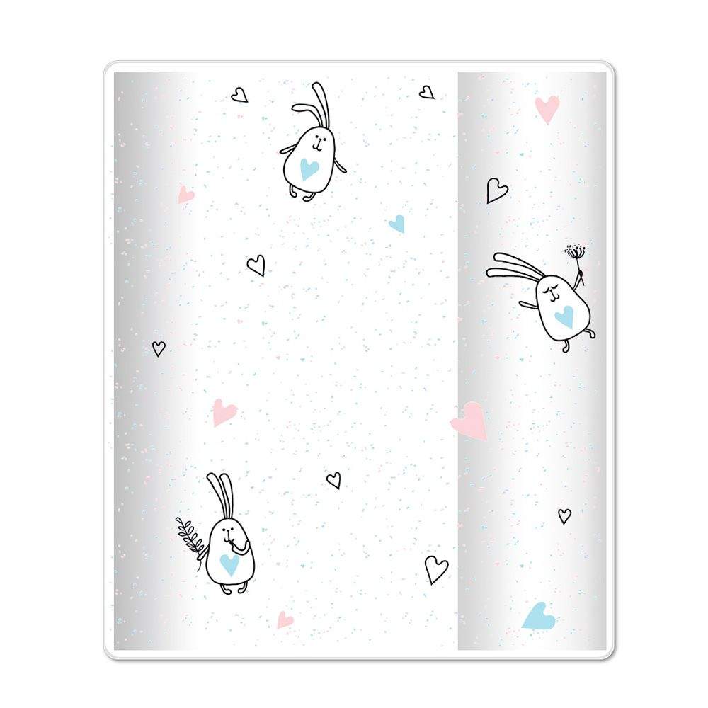 Обложка для тетрадей "Bunny", 350x210 мм, разноцветный