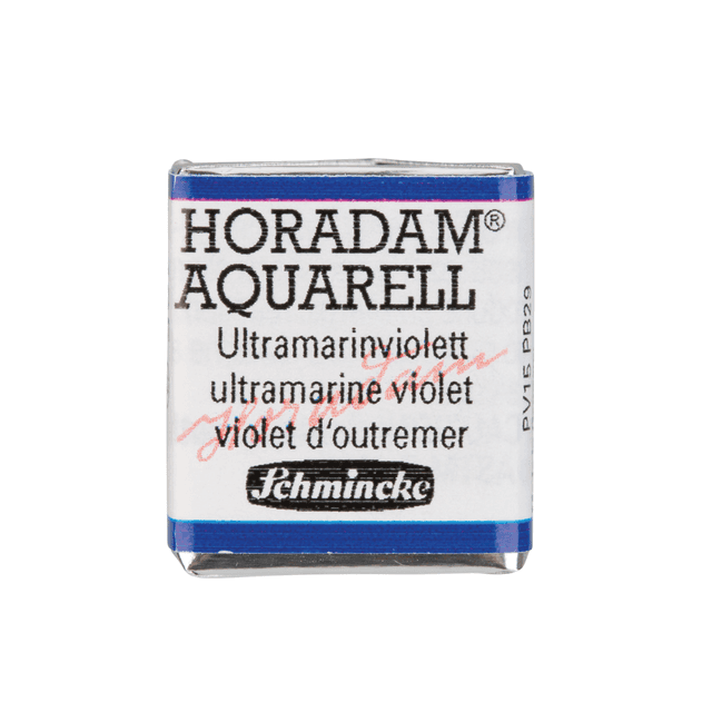 Краски акварельные "Schmincke Horadam", 495 ультрамарин фиолетовый, полукювета