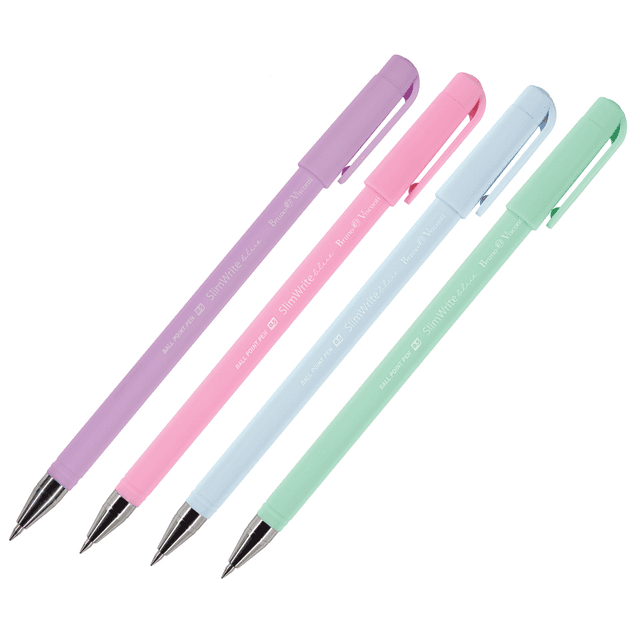 Ручка шариковая Bruno Visconti "SlimWrite. Zefir", 0.5 мм, ассорти, стерж. синий