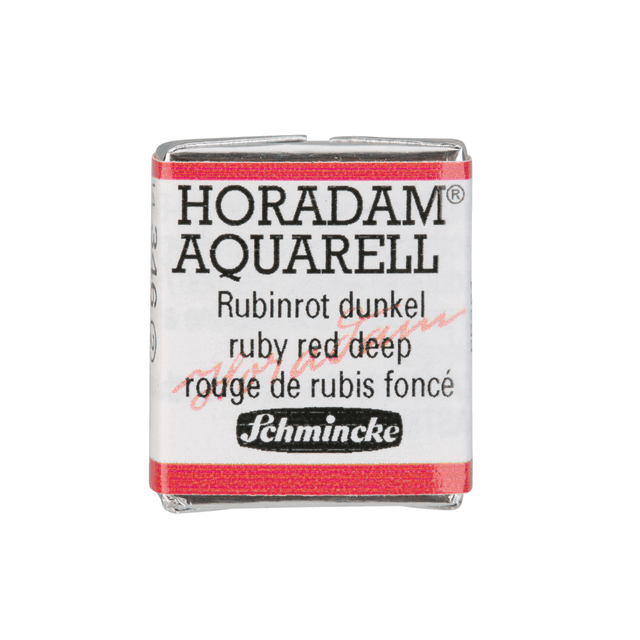 Краски акварельные "Schmincke Horadam", 346 рубин красный темный, полукювета