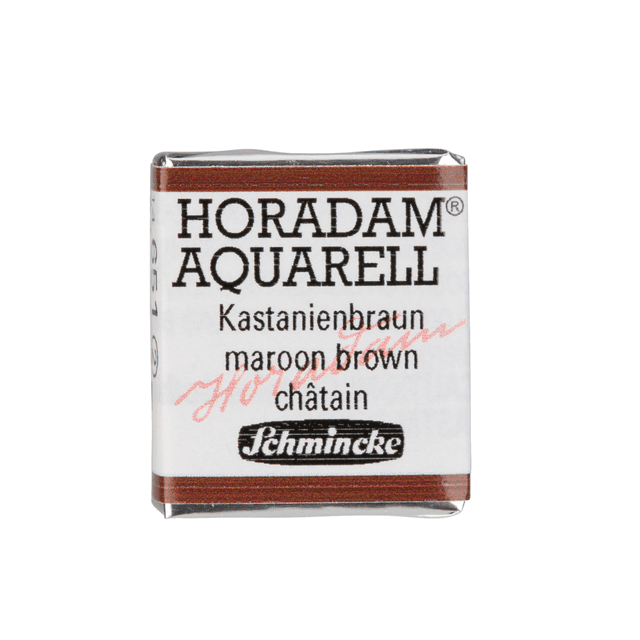 Краски акварельные "Schmincke Horadam", 651 бордово-коричневый, полукювета
