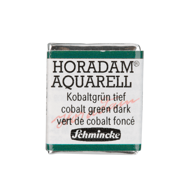 Краски акварельные "Schmincke Horadam", 533 кобальт зеленый темный, полукювета