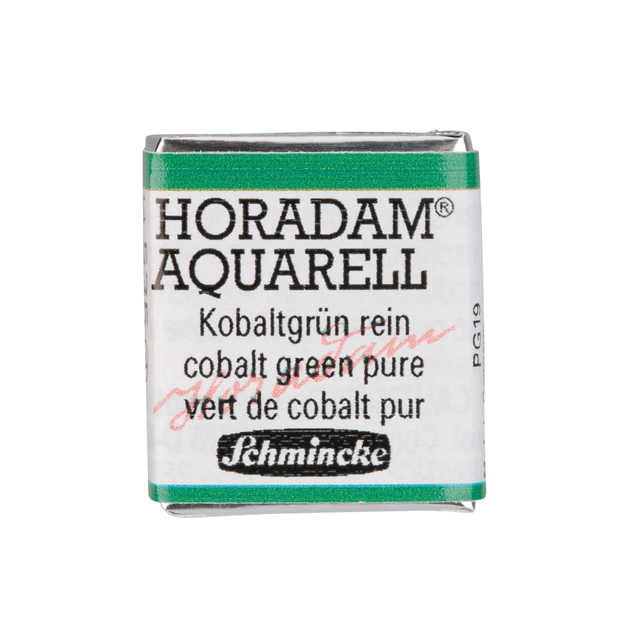 Краски акварельные "Schmincke Horadam", 535 кобальт зеленый, полукювета