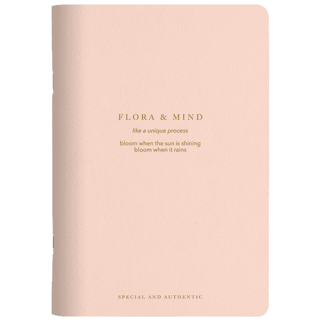Тетрадь "Flora", А5, 48 листов, клетка, розовый