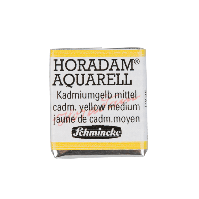 Краски акварельные "Schmincke Horadam", 225 кадмий желтый средний, полукювета