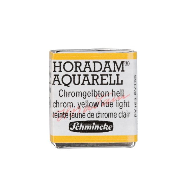 Краски акварельные "Schmincke Horadam", 212 хром желтый светлый, полукювета