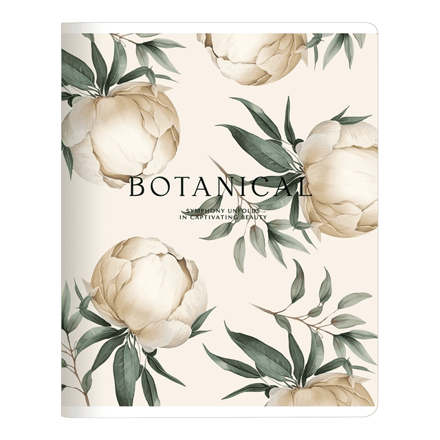 Тетрадь "Peony", A5, 48 листов, клетка, айвори