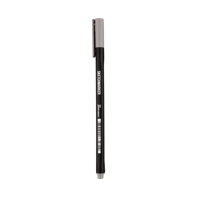 Ручка капиллярная "Sketchmarker Artist fine pen", 0.4 мм, серый