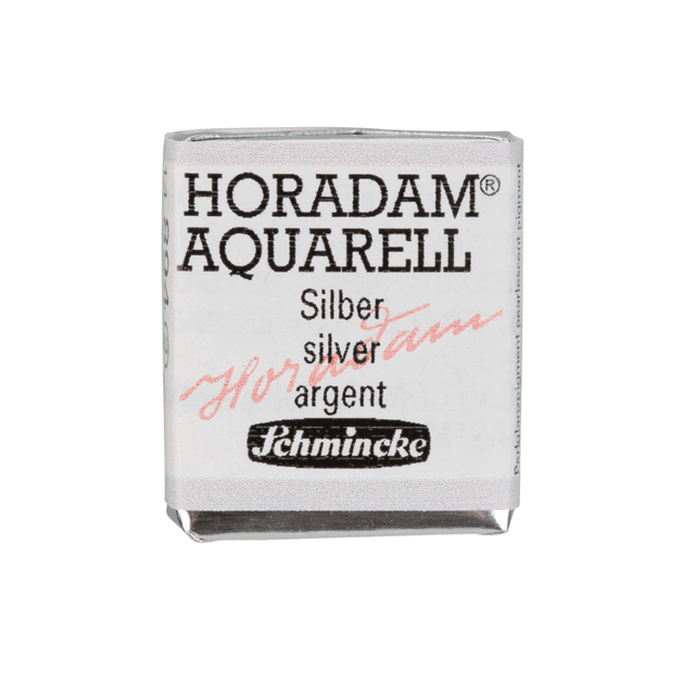 Краски акварельные "Schmincke Horadam", 894 серебро, полукювета