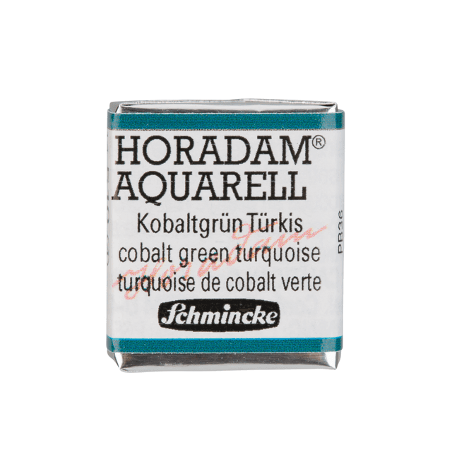 Краски акварельные "Schmincke Horadam", 510 кобальт бирюзовый зеленый, полукювета