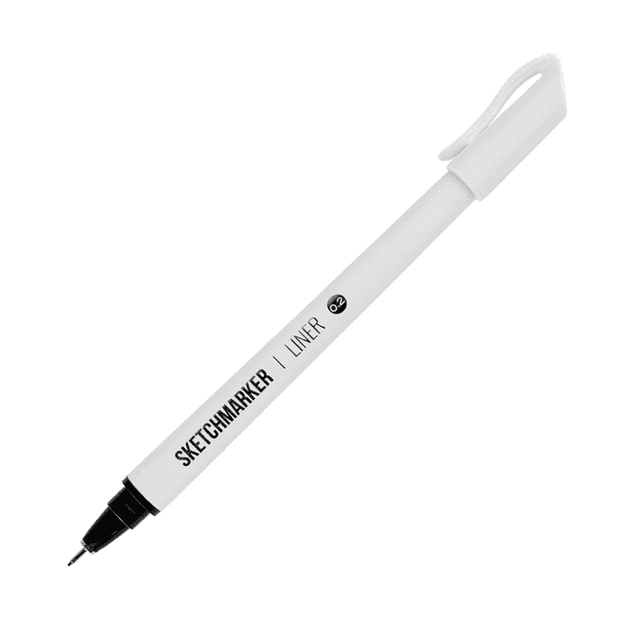 Ручка капиллярная "Sketchmarker", 0.2 мм, лайнер, черный