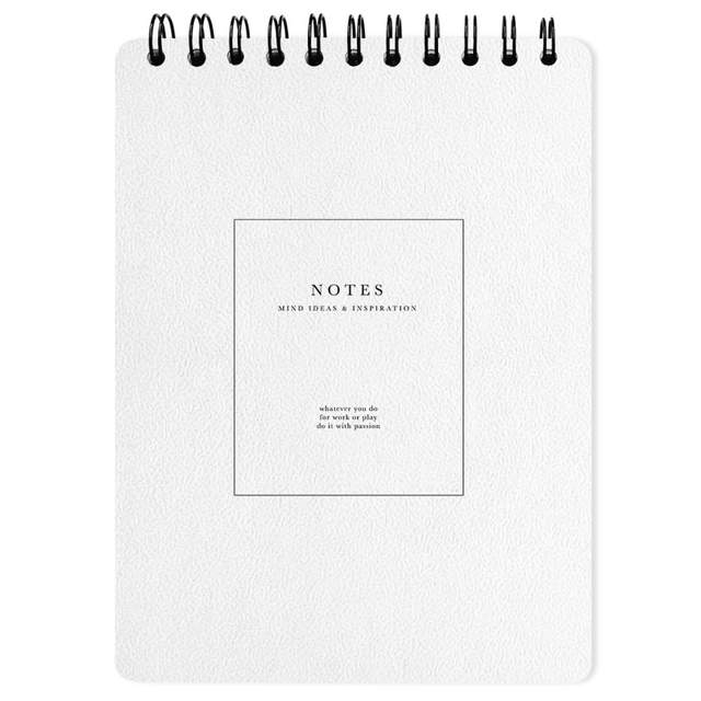 Блокнот "Notes", А5, 50 листов, в клетку, белый