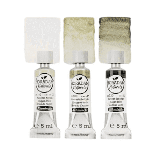 Краски акварельные "Schmincke. Horadam Naturals. Air", набор 3 цвета, 5 мл, тубы