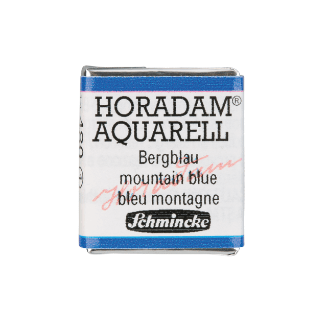 Краски акварельные "Schmincke Horadam", 480 синий горный, полукювета