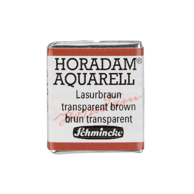 Краски акварельные "Schmincke Horadam", 648 коричневый прозрачный, полукювета
