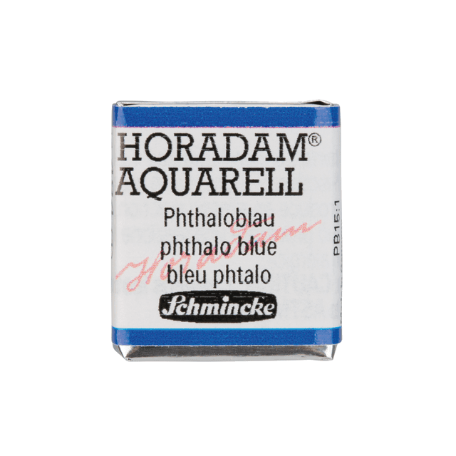 Краски акварельные "Schmincke Horadam", 484 синий ФЦ, полукювета