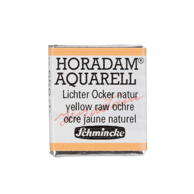 Краски акварельные "Schmincke Horadam", 656 охра желтая натуральная, полукювета