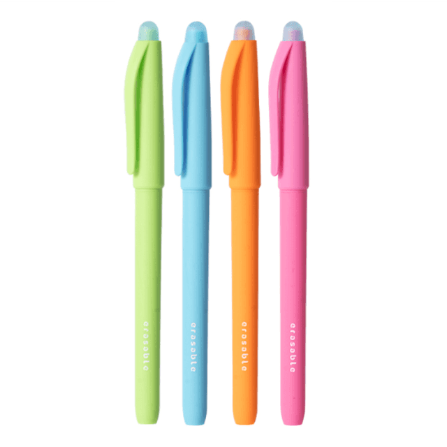 Ручка гелевая "Erasable", 0.5 мм, ассорти, стерж. синий