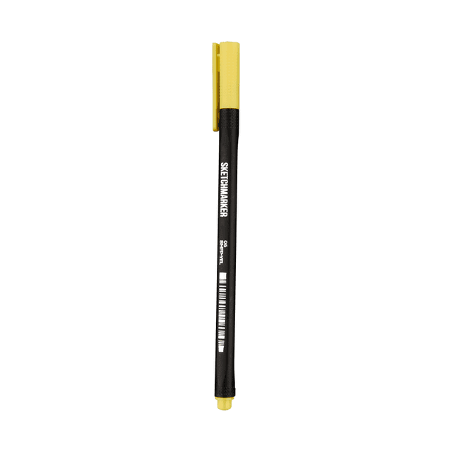 Ручка капиллярная "Sketchmarker Artist fine pen", 0.4 мм, желтый