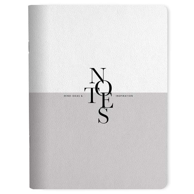 Тетрадь "Notes", А5, 48 листов, клетка, серый