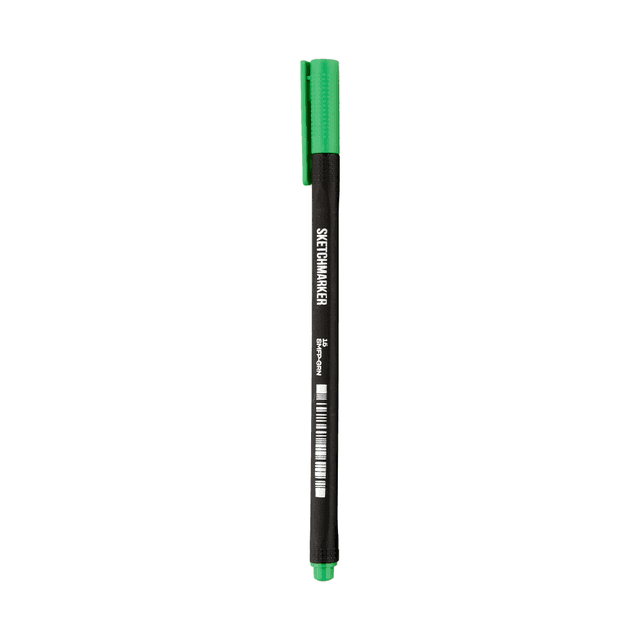 Ручка капиллярная "Sketchmarker Artist fine pen", 0.4 мм, зеленый