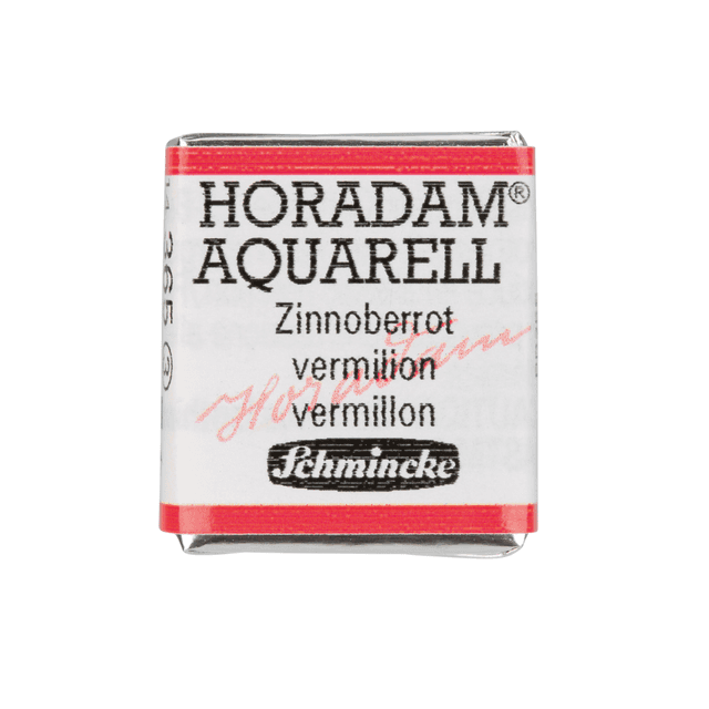 Краски акварельные "Schmincke Horadam", 365 киноварь, полукювета