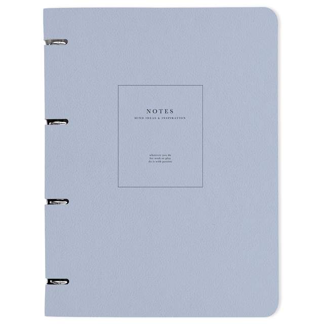 Тетрадь на кольцах Be Smart "Notes", А4 120 листов, клетка, голубой