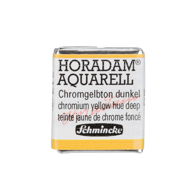 Краски акварельные "Schmincke Horadam", 213 хром желтый темный, полукювета