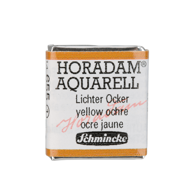 Краски акварельные "Schmincke Horadam", 655 охра желтая, полукювета