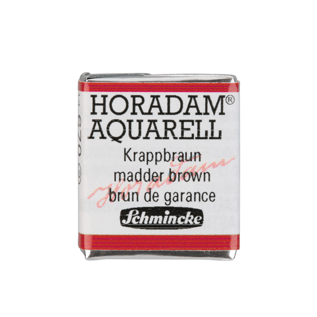 Краски акварельные "Schmincke Horadam", 670 коричневый яркий, полукювета