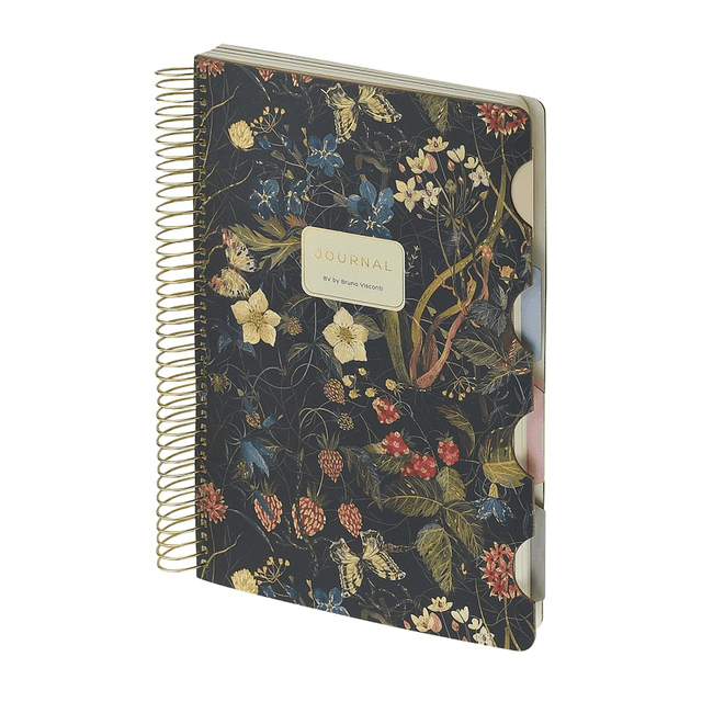 Книга записная "Flora. Лесные ягоды", В5, 120 листов, клетка, линейка, точка, черный