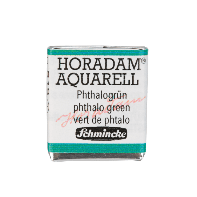 Краски акварельные "Schmincke Horadam", 519 зеленый ФЦ, полукювета