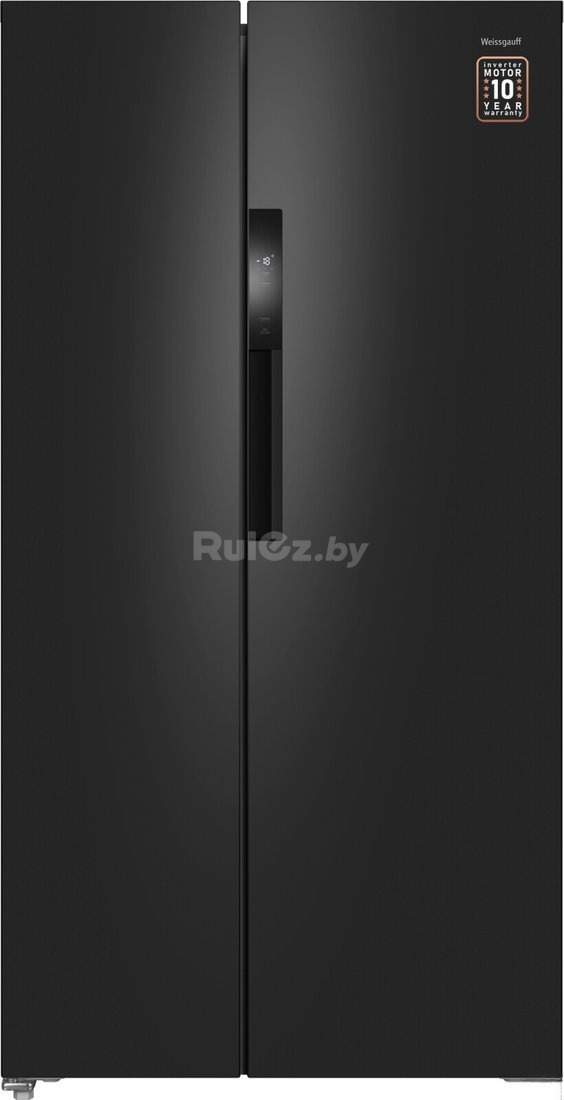 Холодильник side by side Weissgauff WSBS 550 Built-in NoFrost Inverter Black