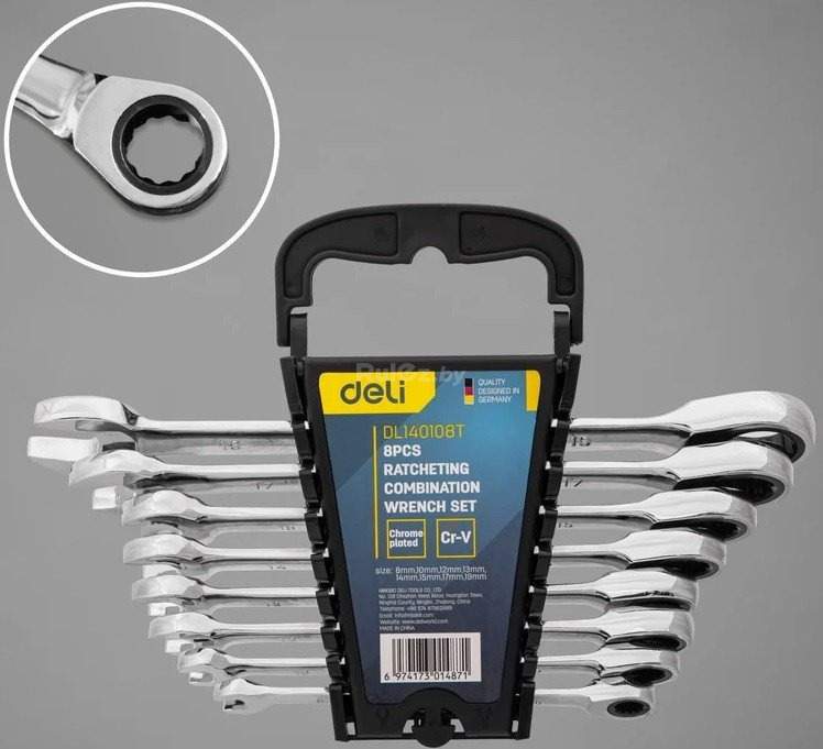 Набор ключей Deli DL140108T (8 предметов)