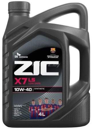 Моторное масло ZIC X7 LS 10W-40 4л