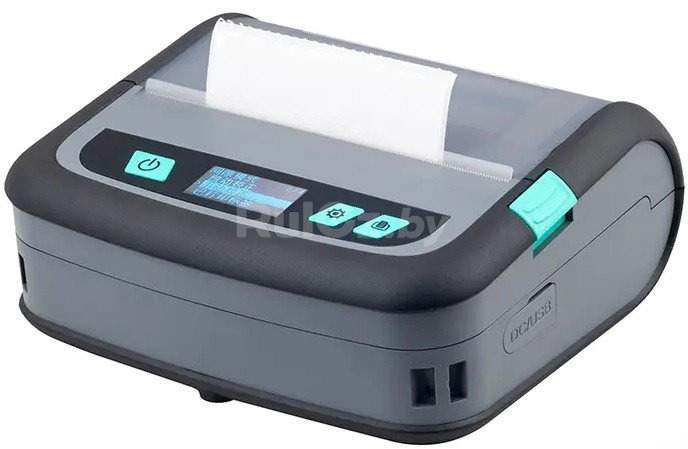Принтер этикеток Xprinter XP-P441B (USB, Bluetooth) с чехлом и ремнём