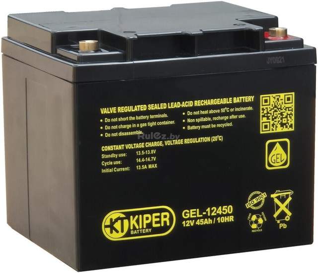 Аккумулятор для ИБП Kiper GEL-12450 (12В/45 А·ч)