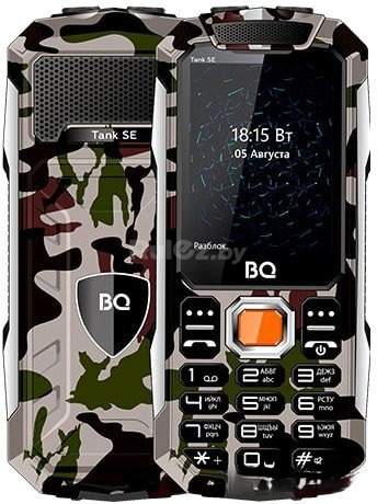 Мобильный телефон BQ-Mobile BQ-2432 Tank SE (армейский зеленый)
