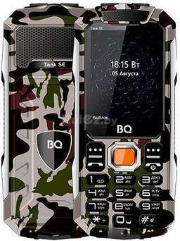 Мобильный телефон BQ-Mobile BQ-2432 Tank SE (армейский зеленый)