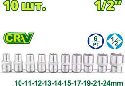 Набор головок слесарных Dyllu DTST2410 (10 шт)