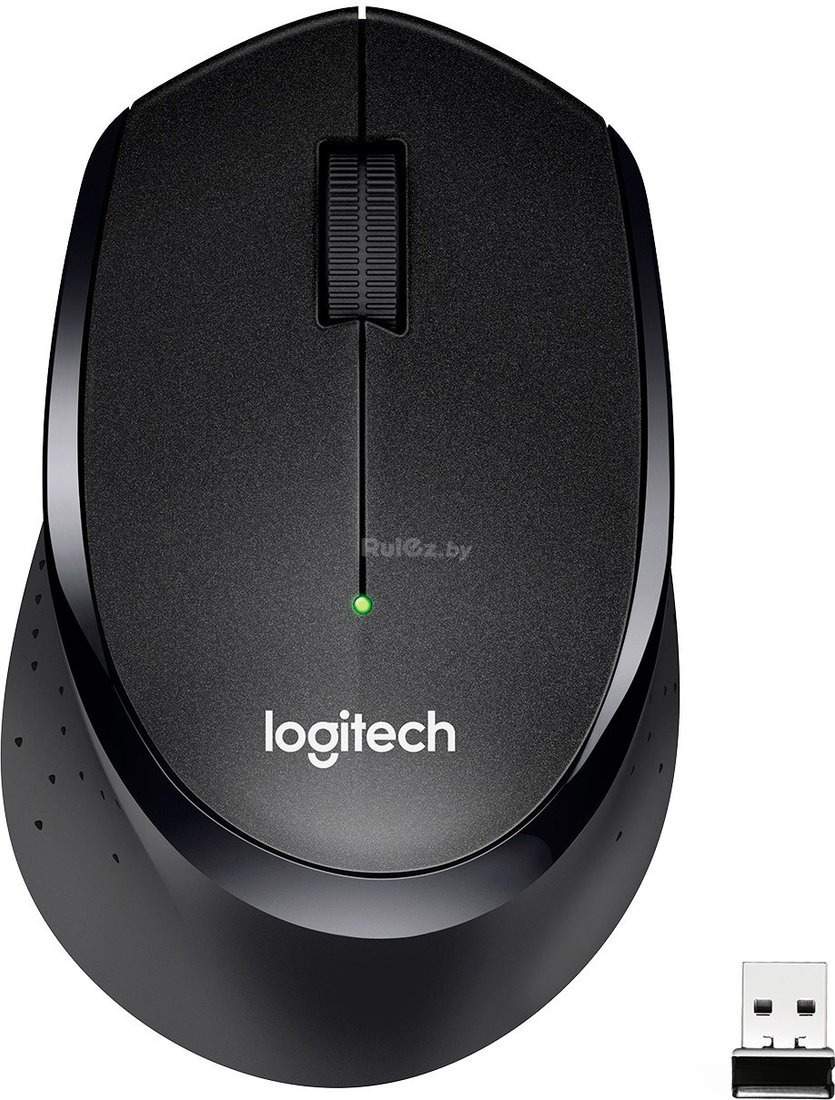Мышь Logitech M330 Silent Plus (черный) [910-004909]