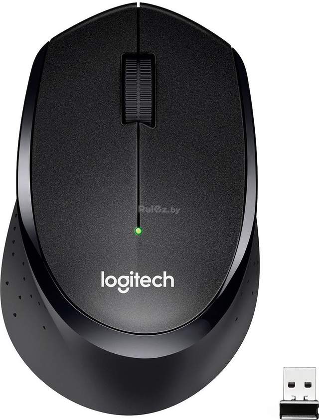 Мышь Logitech M330 Silent Plus (черный) [910-004909]