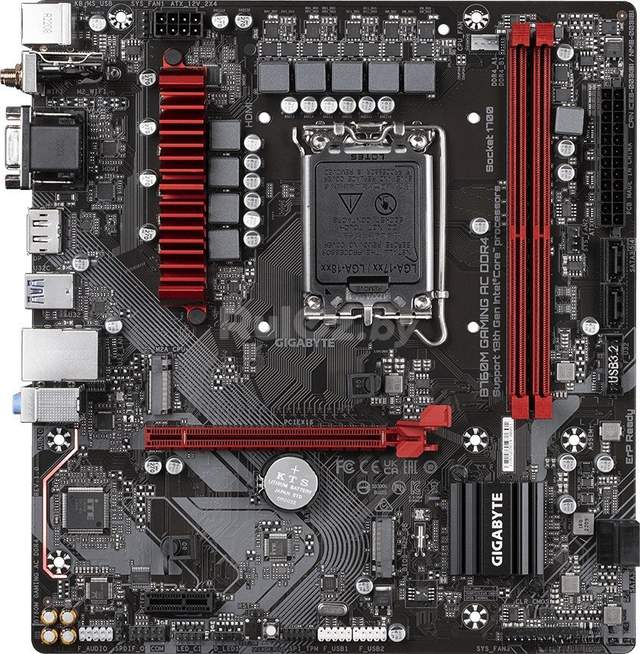 Материнская плата Gigabyte B760M Gaming AC DDR4 (rev. 1.x)